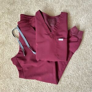 Figs Women's Burgundy Scrubs